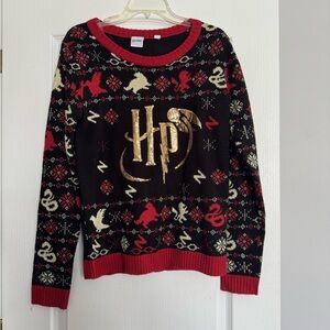 Harry Potter Ugly Christmas sweater. Ptp 20” length 27”